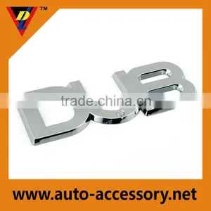 Wholesale Customized Size DUB Car Chrome Plastic Large 3d Letters thumbnail-1