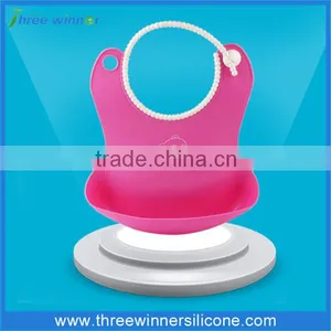 Custom Baby Silicone Bib for Infants thumbnail-6