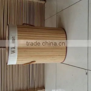 Bamboo Weaving Storage Hamper Laundry Hamper Laundry Basket thumbnail-1