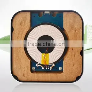 100% Eco-friendly and High Quality Wooden Wireless Charger Wood qi Wireless Charger Pad thumbnail-6