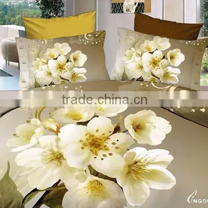 2015 New Bedding Set Wholesale 100% Polyester Bedding Sheet Pillow Cover thumbnail-1