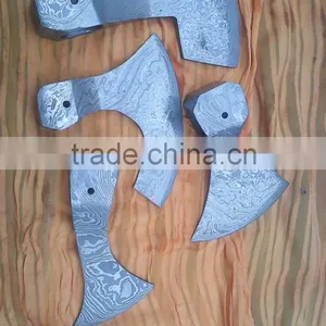 Handmade Damascus Axe Head thumbnail-3