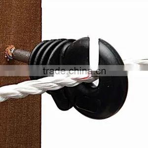 Electric Fence Ring Insulator for Polywire With Wood Screw Thread thumbnail-1