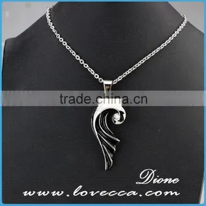 Europe Trends Silver Stainless Steel Necklace Pendant Glass Bottle Pendants Jewelry thumbnail-4
