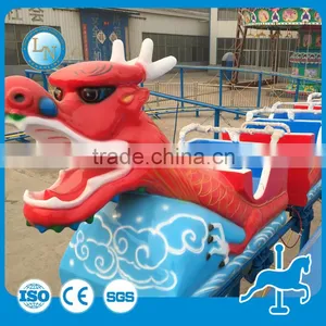 Amusement Playground Mini Roller Coaster Electric Kis Dragon Train thumbnail-1