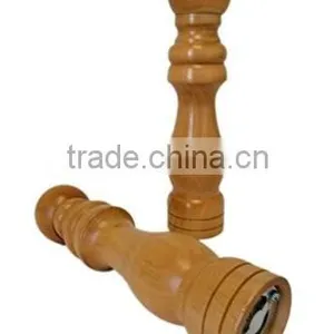 Decorative Basic Valentine Kitchen Gift Boxed Natural Bamboo Wooden Salt Shaker and Pepper Mill Grinder thumbnail-2