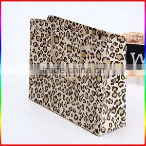 Leopard Print Paper Packing Bag for Bra thumbnail-1