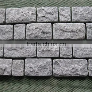 Dark Grey Granite Cube Stone thumbnail-1