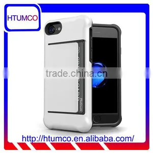 Back Card Slot Mobile Phone Case Double Layer Case for Apple IPhone 7 (4.7") thumbnail-1