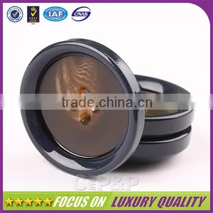 Custom Plastic Made Buffalo Horn Color Resin Button for Suit thumbnail-5