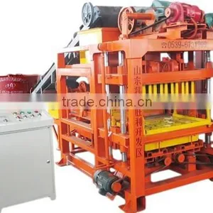 QT4-23 Fully Automatic Brick Making Machine With PLC Control Cabinet thumbnail-1