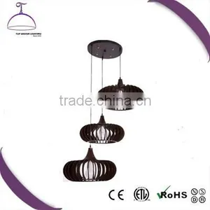 Vintage Metal Pendant Lamp With Metal Frame Chandelier thumbnail-1