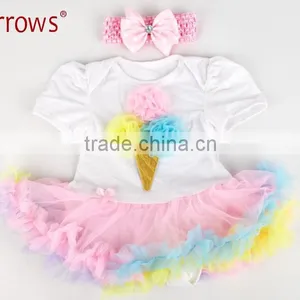 Moms Care 100% Cotton Baby Rompers Summer Western Short Sleeve Baby Wear Infant thumbnail-4