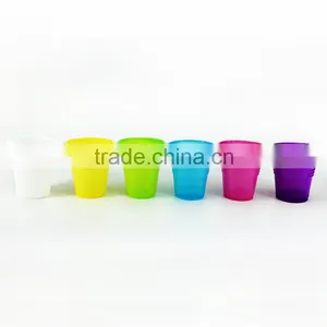 7OZ Disposable Rainbow Color pp Plastic Cup Custom Plastic Cup thumbnail-2