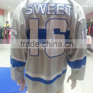 Sublimation and Embroidery Ice Hockey Jersey thumbnail-2