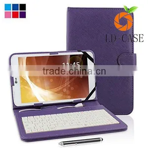 Fashionable Leather Case With Keyboard for 9.7 Inch Tablet pc for IPad thumbnail-5