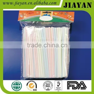 China Supplier Colorful Stripped Flexible Drink Straw thumbnail-1