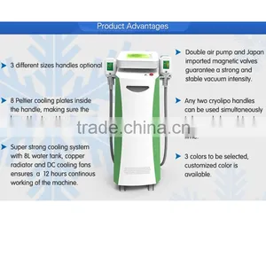 2 Treatment Handles Slimming Cold Body Sculpting Criolipolisis Fat Freeze Cryolipolysis Equipment thumbnail-6
