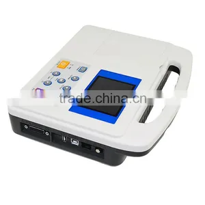 Color LCD Display Digital 1-channel Electrocardiograph Cheap Price of Portable Ecg Machine thumbnail-3