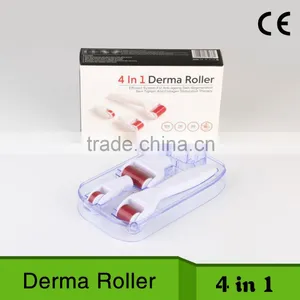 4 in 1 Derma Roller Factory Supply Microneedling Derma Roller Kit 300/720/1200 Stainless Needles Micro 4 in 1 Dermaroller thumbnail-6