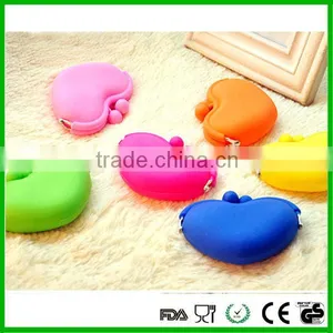 2016 Popular Silicone Heart Shape Coin Purse Small Women Wallet thumbnail-6