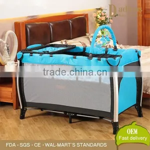 Multi-purpose Baby Cribs Fashion Infant Cot With Wheel thumbnail-1