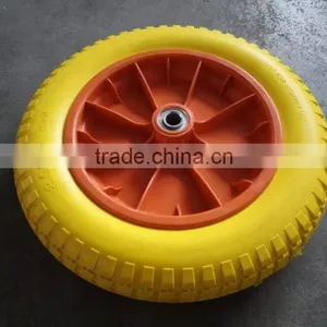 High Quality PU Foam Wheels for Hand Cart 3.00-4 thumbnail-2