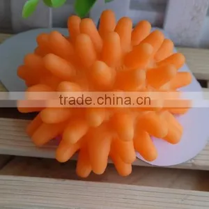 Factory Direct High Quality Nontoxic Hedgehog Rubber Dog Toy Wholesale Squeal Rubber Pet Toy thumbnail-2