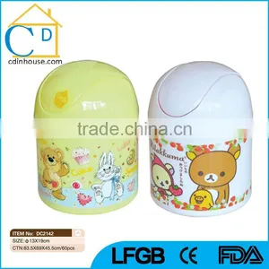Plastic Office Desktop Waste Bin thumbnail-1