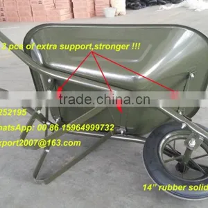Durable Steel WheelBarrow, Construction, Garden Wheelbarrow thumbnail-2