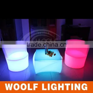 Restaurant Rechargeable LED Light Coffee Illuminated Seat thumbnail-2