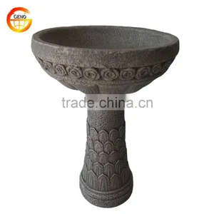 Eco-friendly Stone Solar Bird Bath for Outdoor Decor thumbnail-4