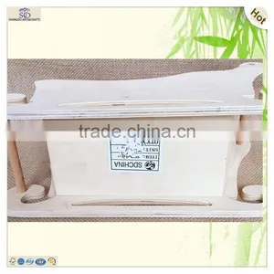 Craft Legs Holder Waving Edge Wooden Bed Tray thumbnail-5
