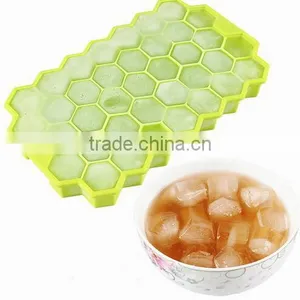 CY175 Honeycomb Shape Grids Food Grade Silicone Ice Cube for Home DIY thumbnail-2