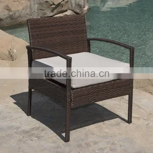 Rattan Patio Furniture Set Wicker Garden Lawn Chair thumbnail-2