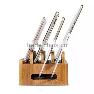Personalized Desktop Mobile Phone Charging Bracket, Creative Wooden Storage Box thumbnail-3