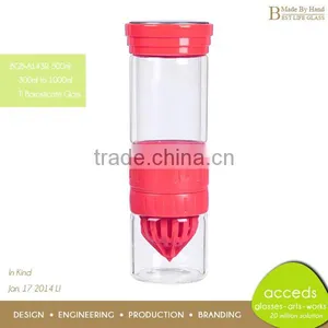 Personalized Handcrafted Glass Reusable Juice Source Cup thumbnail-1