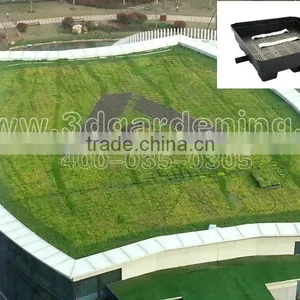 Selfwatering Black Planter for Vertical Garden Rooftop Landscaping thumbnail-1