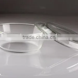 Round Pyrex Glass Microwave Oven Bakeware thumbnail-1