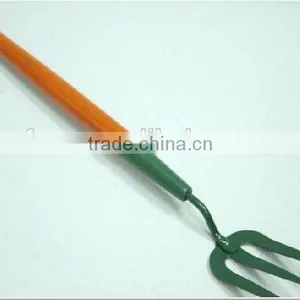 WOODEN HANDLE DELUXE Mini GARDEN FORK thumbnail-1