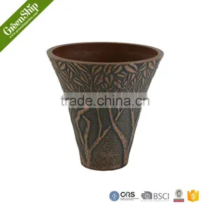 10T30 Series Biodegradable Outdoor Decorative Plastic Flower Pot/Planter/ 10 Years Lifetime thumbnail-2