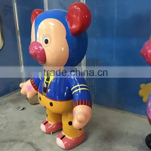 FRP Bear Cartoon Figurine for Shopping Mall thumbnail-4