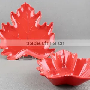 the Factory for Sale Melamine Tableware Bamboo Joint Rounded Plate ,mt1182 Flat Melamine Tableware thumbnail-1