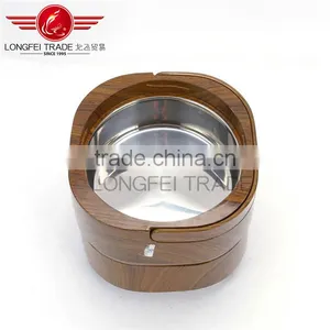 Luxury Marble Grain Wooden Double Plastic Food Containers / Vacuum Food Storage thumbnail-5