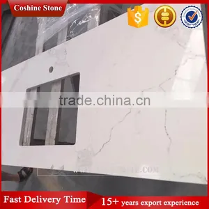 Hot Selling Ice White Quartz Countertop thumbnail-4