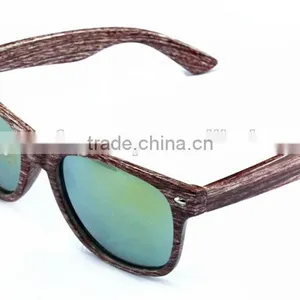 Fake Wooden Sunglasses, Water Transfer Print Sunglasses, Good Quality FDA&CE thumbnail-3