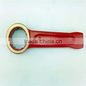 DIN7444 Ring Slogging Spanner 14~185mm Hammer Striking Box Wrench Alloy Hand Tools thumbnail-3