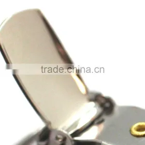 Nickel Plate 1 Inch Fashion High Quality Metal Suspender Clip With Plastic Teeth Inside for Garment thumbnail-2