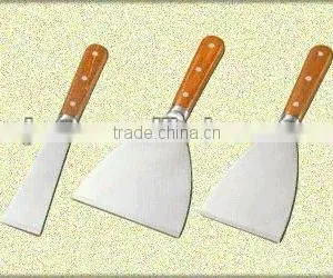 Wooden Handle Stainless Steel Scraper Putty Knife thumbnail-1