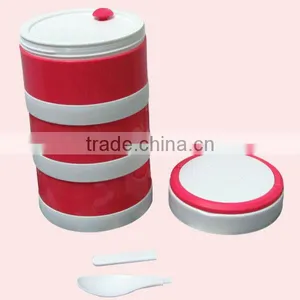 Wholesale Tin Plastic Lunch Box 3 Compartment thumbnail-3